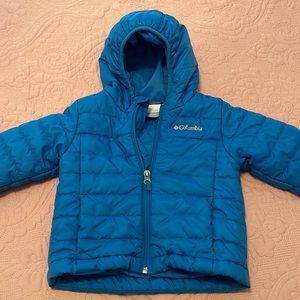 Columbia Blue Puffer Winter toddler coat size 3T